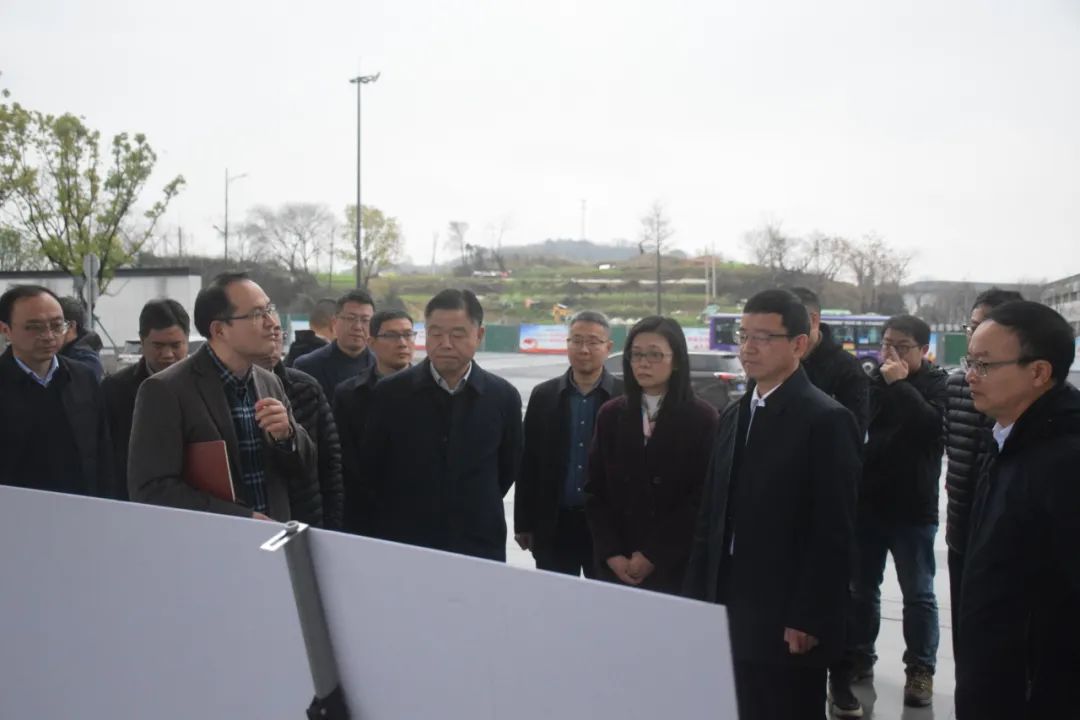 市领导调研绍兴文理学院改扩建工程